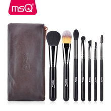 MSQ 7 Uds pinceles de maquillaje, Set de polvo de base de sombra de ojos labio brocha de maquillaje cosmético, Maquiagem 2024 - compra barato