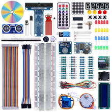 Elecrow  2 in 1Raspberry Pi Arduino Starters Kit  DIY Learning Suite LCD1602 Display SG90 Servo Sensors Module 30 Lessons 2024 - buy cheap