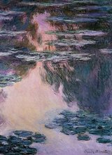 Pintura al óleo de lirios de agua por Claudio Monet-lienzo arte de pared famosa pintura al óleo reproducción por artistas expertos Dropshipping 2022 - compra barato