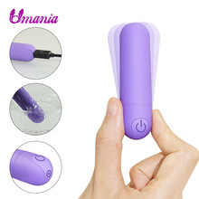 Vibrador Mini bala recargable por USB para mujer, consolador estimulador de clítoris a prueba de agua, Juguetes sexuales, productos sexuales, 10 velocidades 2024 - compra barato