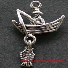 Pingente amuletos de pesca em formato de animal-50 unids-venda por atacado-omh dz183 2024 - compre barato