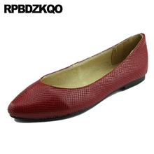 Sapatos rasteiros pretos plus size 9, calçados de grife chinês bico fino, azul marinho, vermelho, para mulheres 2021 2024 - compre barato