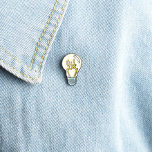 XEDZ мультфильм лампочки брошь хорошая идея брошь деним значок на пиджак ювелирные изделия креативные ювелирные изделия подарок для детей 2024 - купить недорого