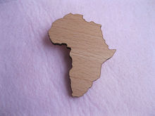 África mape projeto original estilo broche de pino de madeira 2024 - compre barato