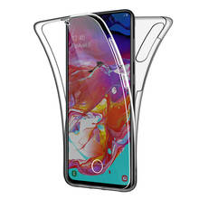 360 Double Silicone Case For Samsung Galaxy S10 S9 S8 Plus S10E S7 Edge A6 A8 A7 2018 A10 A20 A30 A40 A50 A60 A70 M10 M20 Note 9 2024 - купить недорого
