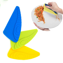 1PC Practical Dishwashing Silicone Scraper Dishes Bowls Food Oil Cleaning Scraper Kitchen Cleaning Tools Random Color QA 114 2024 - buy cheap