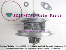 Картридж Turbo CHRA GTB1649V 757886 757886-5003S 757886-0003 28231-27400 для HYUNDAI Tucson 05-для KIA Sportage D4EA л 2024 - купить недорого