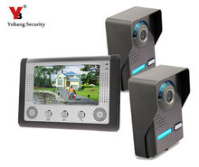 Yobang система безопасности для автоматизации зданий TFT цветной дисплей проводной видеодомофон для видеодомофона дверной звонок комплект для дома 2024 - купить недорого