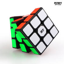 QiYi Sail W 3x3x3 магический куб, черные Профессиональные Кубики-пазлы, обучающие игрушки для детей 2024 - купить недорого