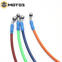 ZS MOTOS Dirt Bike Braided Steel Hydraulic Reinforce Brake line Clutch Oil Hose Tube 1000 To 1200mm Universal Fit Racing MX 2024 - buy cheap