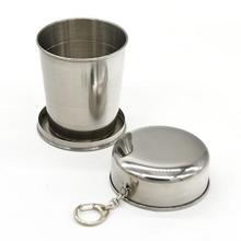 Stainless steel telescopic cup Folding cup Portable cup Portable wine cup (Large) 240ml 2024 - buy cheap