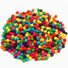 250pcs 7.5x5.5mm Mixed Natural Wood Spacer Beads Cylinder Loose Wooden Beads For Jewelry Making DIY Necklace Bracelet Craft 2024 - buy cheap