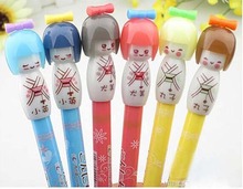 Free ship! 1lot=30pc!Lovely Japanese doll water pen /cute girl Brandi sign pen/0.38 Gel Ink pen 2024 - buy cheap