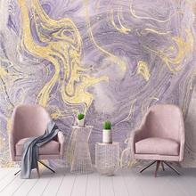 Papel tapiz Mural personalizado, textura de línea púrpura moderna, pintura de pared para sala de estar, TV, sofá, arte abstracto, decoración de lujo para el hogar 2024 - compra barato