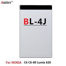Batería ANTIRR bl 4j para teléfono móvil, 100% Original, BL-4J, para Nokia C6, C6-00, Lumia 620 2024 - compra barato