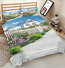 luxury king size duvet set 3D bedding sets Twin king Queen  bedsheet Pillowcase duvet bed cover  flat sheet Bed Linen flower 2024 - buy cheap