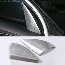 Aluminum Alloy Car Door Tweeters Speaker Cover Trim Sticker 2pcs For BMW New X1 f48 2016-2018 Car Accessories 2024 - buy cheap