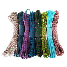 20 pcs/lot 100FT 550 Paracord Parachute Cord Lanyard Tent Rope Mil Spec Type III 7 Strand  For Hiking Camping Fastshipping 2024 - buy cheap