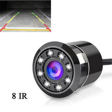 Universal 18.5mm Night Vision Camera 8 IR Car Parking Rear View Or Front  auto parking reverse camera ir 2024 - купить недорого