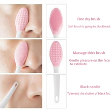 Silicone Blackhead Acne Nose Pore Cleaner Brush Facial Cleanser Remover Tool 2024 - buy cheap