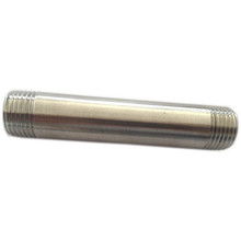 Adaptador de conector de aço inoxidável 304, longo, reto, 1 peça, 1/4 "bsp, igual comprimento da rosca macho 1/2mm 2024 - compre barato