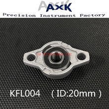 2021 Special Offer Promotion Ball Bearing 1pcs Kfl004 20mm Pillow Block Bearing Zinc Alloy Insert Linear Shaft Support Cnc Part 2024 - buy cheap