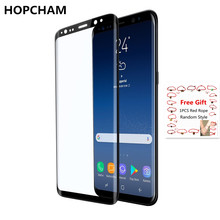 HOPCHAM-Protector de pantalla HD para Samsung Galaxy S9, S8 plus, película 3D, cubierta completa curvada, Protector de pantalla 2024 - compra barato