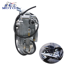 Sclmotos-carburador para motocicleta mikuni hsr42, kit fácil de encaixe para harley evo dyna, fxdwg, fxdx, fxdc, xlh883, corrida 2024 - compre barato
