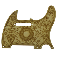 KAISH-golpeador de guitarra de arce TL de estilo Floral, placa de madera de 8 agujeros para Telecaster 2024 - compra barato