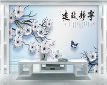 wellyu 3d  Custom wallpaper papel de parede Serenity Zhiyuan jade carving TV background wall papier peint carta da parati tapeta 2024 - buy cheap