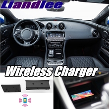 Liandlee Wireless Car Phone Charg er Armrest Storage Compartment Fast qi Charging For Jaguar XF X260 2015~2019 2024 - compre barato