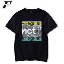 Regular nct 127 camisetas estampadas esportivas, camisetas de hip hop para casais, homens e mulheres, camisetas casuais unissex, camiseta top camiseta de manga curta 2024 - compre barato