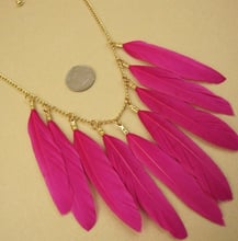 Ethnic jewelry boho chic vintage hand made feather necklace/wholesale/gros collier femme/neckless/colar/collana/collares etnicos 2024 - buy cheap