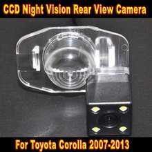 Автомобильная камера заднего вида для TOYOTA Corolla 2007 2008 2009 2010 2011 2012 2013 CCD камера заднего вида 2024 - купить недорого
