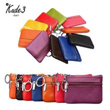 Casual Women Men Fashion Pu Leather Wallet For Car Key Holder Keyring  Wallet Keychain Pouch Coin Zipper Purse Case Wallet 8446 2024 - buy cheap
