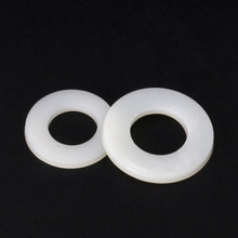 20 piezas M1.8 arandela plana de nylon blanco diámetro exterior 4,8/6mm aislamiento de poliéster resina PET espesor 0,1mm-0,5mm 2024 - compra barato