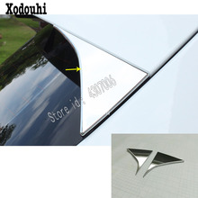 for Kia Sportage KX5 2016 2017 2018 car sticker styling Rear tail Spoiler side triangle Molding window bezel trim parts 2pcs 2024 - buy cheap