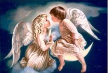 5D DIY Mosaic Full Laid Diamond Embroidery Love Moon Fairies Angel Baby Beads Cross Stitch Painting Handwork Picture By Numbers 2024 - buy cheap