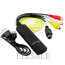 New 2.0 USB DC60 VHS TV DVD Video Capture Adapter USB Video Card Audio AV Video Capture Card Video Capture USB 2024 - buy cheap