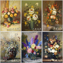 Oil painting Vase Full Diamond Mosaic Embroidery 5d Diamond Painting Cross Stitch Flower Sea Diy Diamond Painting Needlework 2024 - buy cheap