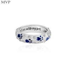 Fashion Jewelry New Ring Charm Women Feet Little Wedding Pattern Casual Cartoon Engagement Ring for Women 2024 - buy cheap