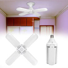 45W 60W E27 Fan Blade LED Light Bulb LED Foldable Garage Lamp 110V 220V Lampada Ampoule Warm White /Cold White For Home Lighting 2024 - buy cheap