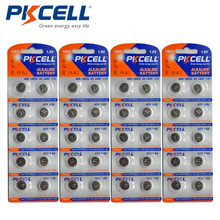 Pkcell-40 pçs/4 cartões-bateria alcalina lr936 1.5 sr936sw lr45 tipo moeda-394 v 2024 - compre barato