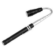 New Flexible Magnetized Head Telescopic Flexible 3 LED Torch Flashlight Magnetic Pick Up Tool Lamp Light tools gifts 2024 - buy cheap