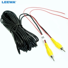 LEEWA 10PCS  10M Car RCA Reversing Camera Video Cable With Spcial Reversing/Backup Detecting Wire #4544 2024 - buy cheap