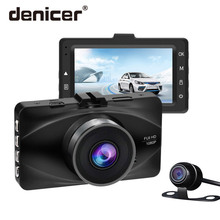 Denicer FHD 1080P Car Dvr Camera Mirror Dual Lens Rear View DVRs Rearview 3.0 Inch Screen Auto Recorder Video Dash Cam 2024 - buy cheap