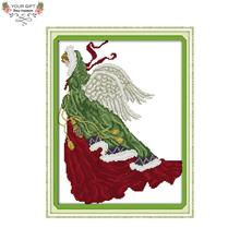 Joy Sunday R626 14CT 11CT Counted and Stamped Home Decoration The Spring Angel Cross Stitch kits 2024 - buy cheap