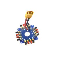 ESC Power supply Distribution Board Connection Board with XT60 T Plug 3.5mm banana bullet connectors For RC drone 2024 - buy cheap
