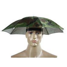 Chapéu de guarda-chuva dobrável boné chapéu chapéu à moda guarda-chuva elegante para pesca caminhadas praia cabeça de acampamento chapéus ao ar livre chuva engrenagem 2024 - compre barato