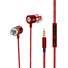3.5mm In-ear Earphone Metal Headset Hifi Earbuds Bass Earpieces for Xiaomi iPhone Huawei Phone Ear fone de ouvido Dropshipping 2024 - buy cheap